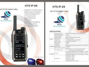 Bộ Đàm 4G/LTE POC HTS IP-X9