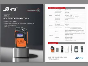 Bộ Đàm 4G/LTE POC HTS X2