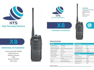 Bộ Đàm Cầm Tay HTS X8