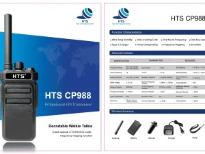 Bộ Đàm Cầm Tay HTS CP988