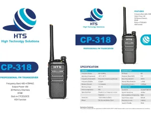 Bộ Đàm Cầm Tay HTS CP-318