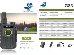Bộ Đàm Cầm Tay HTS G83