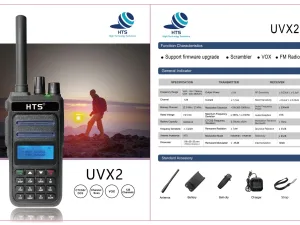 Bộ Đàm Cầm Tay Hai Băng Tần HTS UVX2
