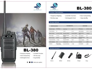Bộ Đàm Cầm Tay HTS BL-380