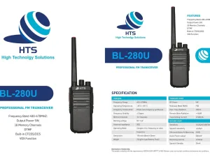 Bộ Đàm Cầm Tay HTS BL-280U