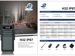 Bộ Đàm Cầm Tay Chống Nước HTS H32 IP67